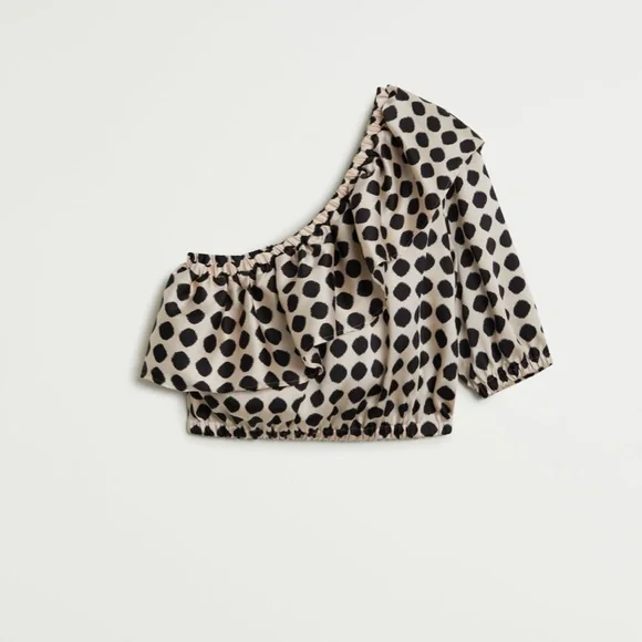 Mango Polka-dot Top - Picture 8 of 11